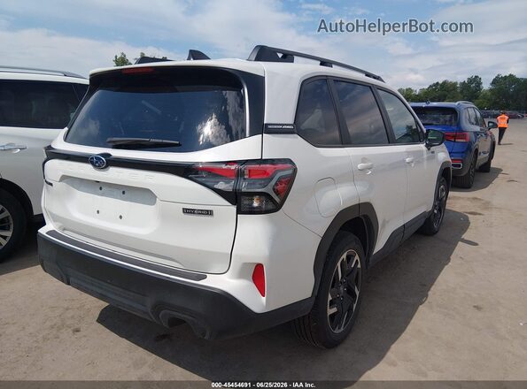 JF2SLSED7SH455523 2025 SUBARU FORESTER White Задня права чверть