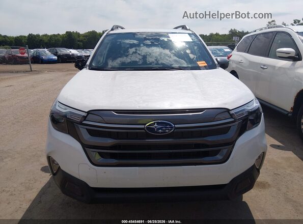 JF2SLSED7SH455523 2025 SUBARU FORESTER White Вид щитка приладів