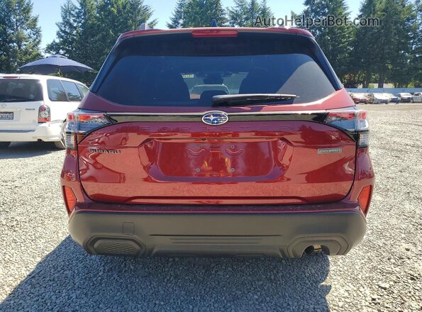 JF2SLSED8SH431456 2025 SUBARU FORESTER Burgundy 