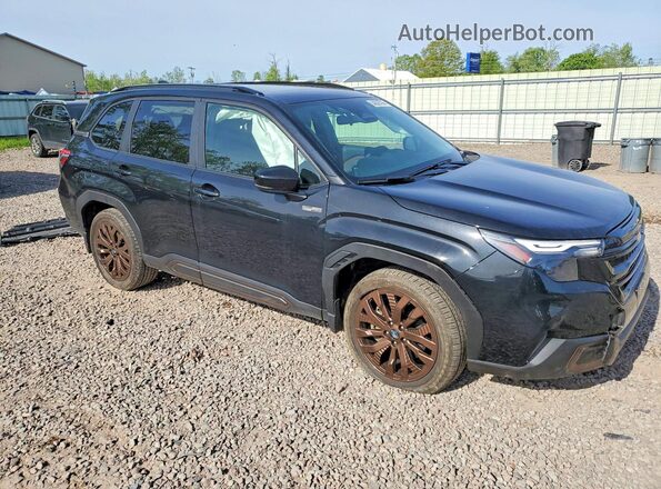 JF2SLSJD6SH407825 2025 SUBARU FORESTER Black Przód prawy