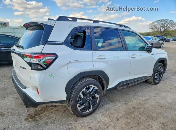 JF2SLSRD2SH448554 2025 SUBARU FORESTER White უკანა მარჯვენა