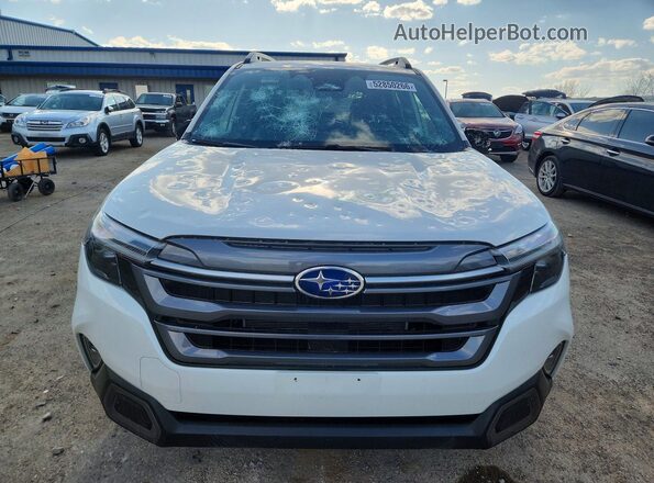 JF2SLSRD2SH448554 2025 SUBARU FORESTER White წინა ხედი