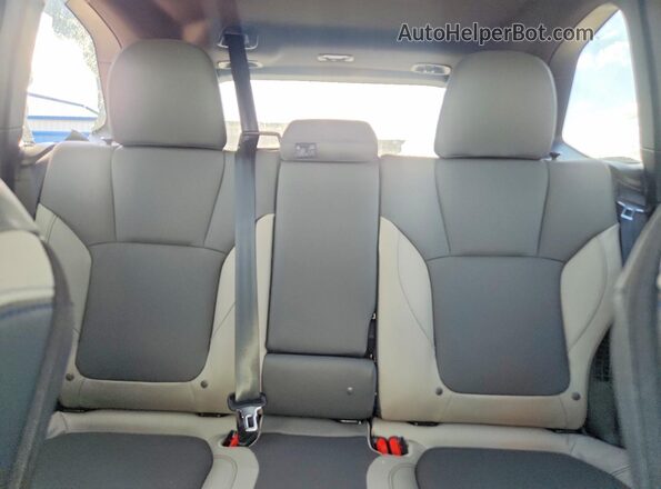 JF2SLSRD2SH448554 2025 SUBARU FORESTER White უკანა სავარძლების ხედი