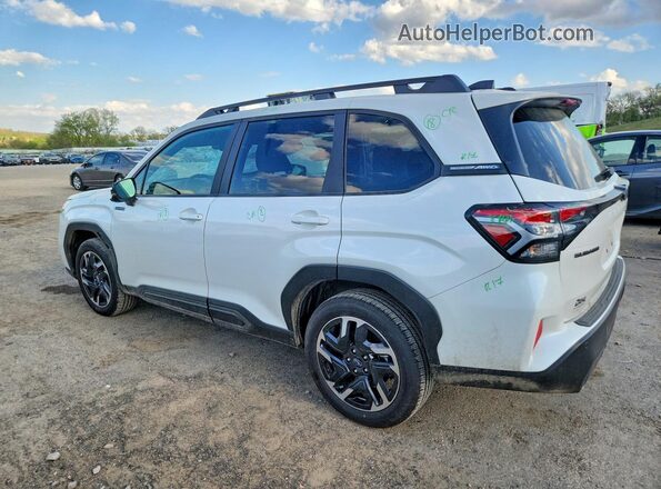 JF2SLSRD2SH448554 2025 SUBARU FORESTER White უკანა მარცხენა