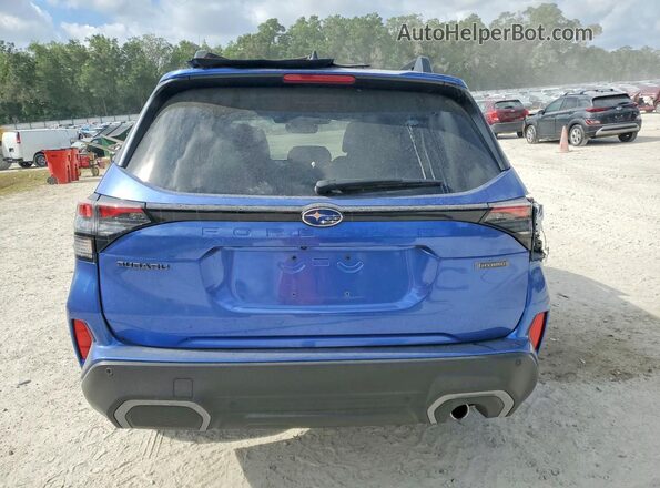 JF2SLSRD4SH403258 2025 SUBARU FORESTER Blue Вид ззаду