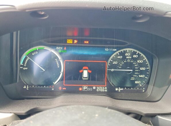 JF2SLSRD4SH403258 2025 SUBARU FORESTER Blue Вид щитка приладів