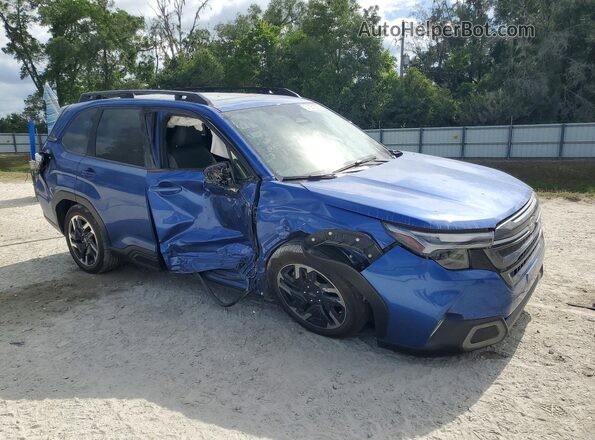 JF2SLSRD4SH403258 2025 SUBARU FORESTER Blue Передня права чверть