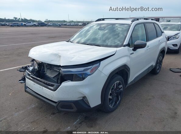 JF2SLSRDXSH454831 2025 SUBARU FORESTER White Przód lewy
