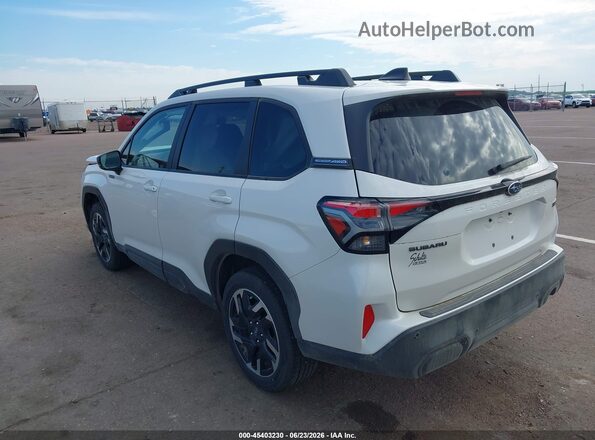 JF2SLSRDXSH454831 2025 SUBARU FORESTER White Tył lewy