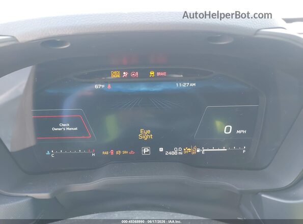 JF2SLSTD3SH444506 2025 SUBARU FORESTER Gray Widok tylnych siedzeń