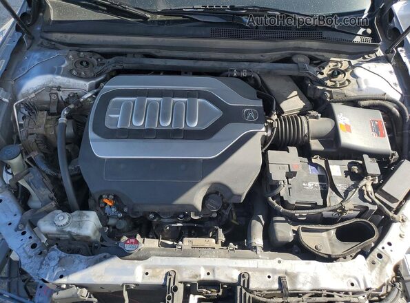 JH4KC1F51HC000185 2017 ACURA RLX Silver Vista interior trasera