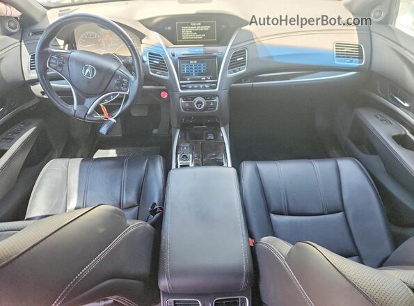 JH4KC1F52JC000380 2018 ACURA RLX White Vista del salpicadero