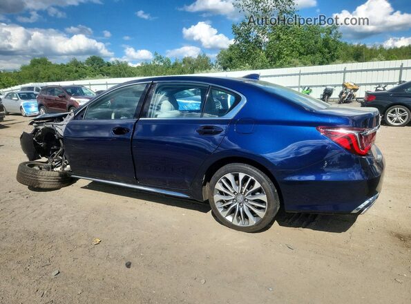 JH4KC1F54JC000462 2018 ACURA RLX Blue Trasero izquierdo