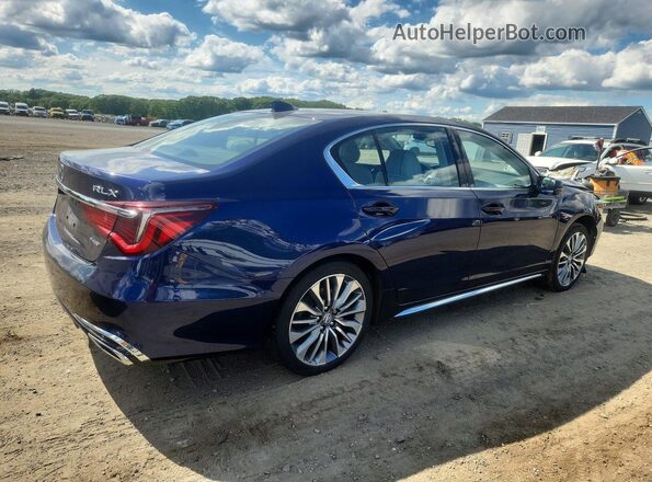 JH4KC1F54JC000462 2018 ACURA RLX Blue Trasero derecho