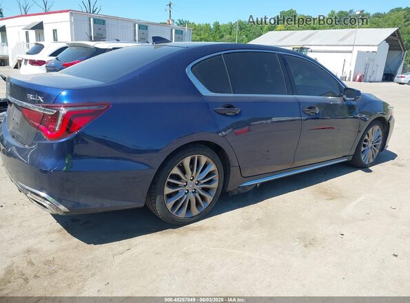 JH4KC1F54JC001045 2018 ACURA RLX Синий Задняя правая четверть