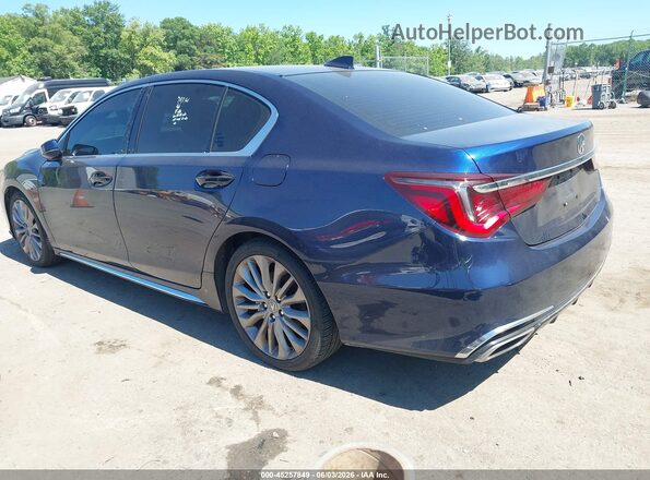 JH4KC1F54JC001045 2018 ACURA RLX Синий Задняя левая четверть