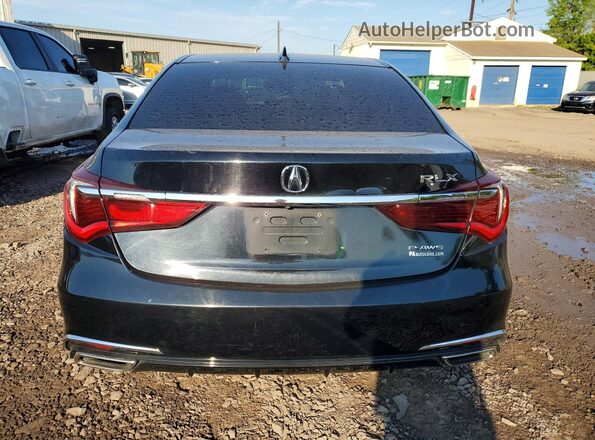 JH4KC1F58JC000934 2018 ACURA RLX Black Вид ззаду