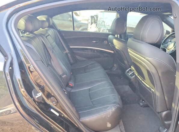 JH4KC1F58JC000934 2018 ACURA RLX Black Вид задніх сидінь