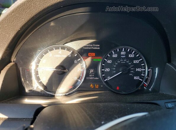 JH4KC1F58JC000934 2018 ACURA RLX Black Вид щитка приладів