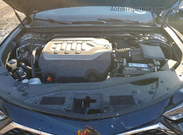 JH4KC1F58JC000934 2018 ACURA RLX Black Вид задньої частини салону