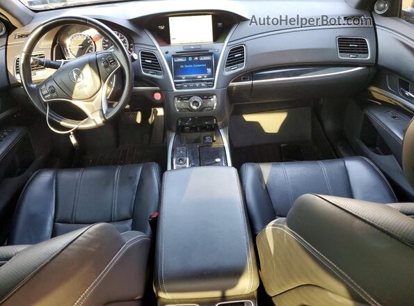 JH4KC1F58JC000934 2018 ACURA RLX Black Вид панелі приладів