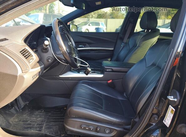JH4KC1F58JC000934 2018 ACURA RLX Black Вид салону спереду
