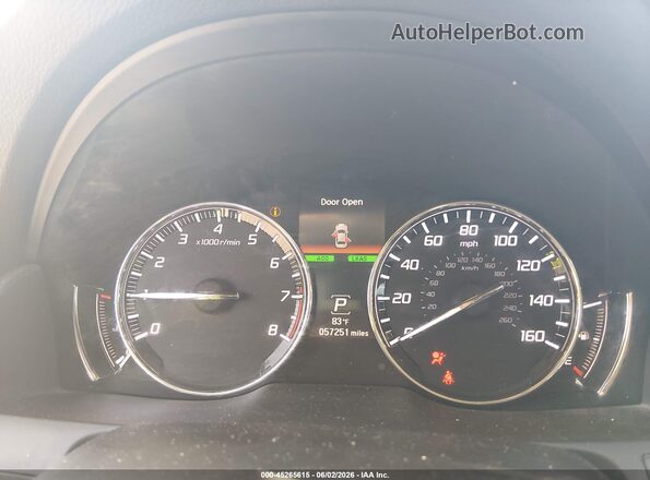 JH4KC1F95HC000273 2017 ACURA RLX Black Вид задніх сидінь