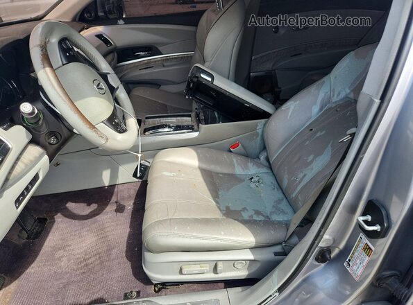 JH4KC2F98JC000151 2018 ACURA RLX Silver წინა სალონის ხედი