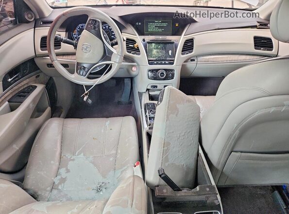 JH4KC2F98JC000151 2018 ACURA RLX Silver წინა პანელის ხედი