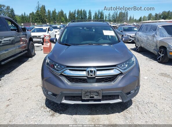 JHLRW2H50KX001017 2019 HONDA CR-V Gray Սարքավորումների վահանակի տեսք