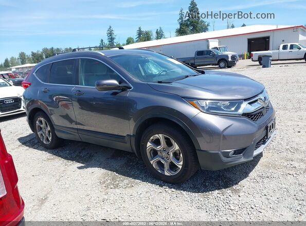 JHLRW2H50KX001017 2019 HONDA CR-V Gray Սալոնի հետևի տեսք