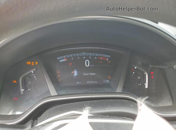 JHLRW2H53KX006213 2019 HONDA CR-V White Սարքավորումների վահանակի տեսք