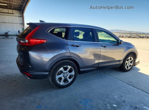 JHLRW2H54KX020119 2019 HONDA CR-V Gray Trasero derecho