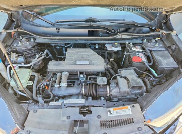 JHLRW2H54KX020119 2019 HONDA CR-V Gray Vista del compartimento del motor