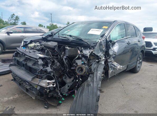 JHLRW2H5XKX000831 2019 HONDA CR-V Gray Widok z przodu