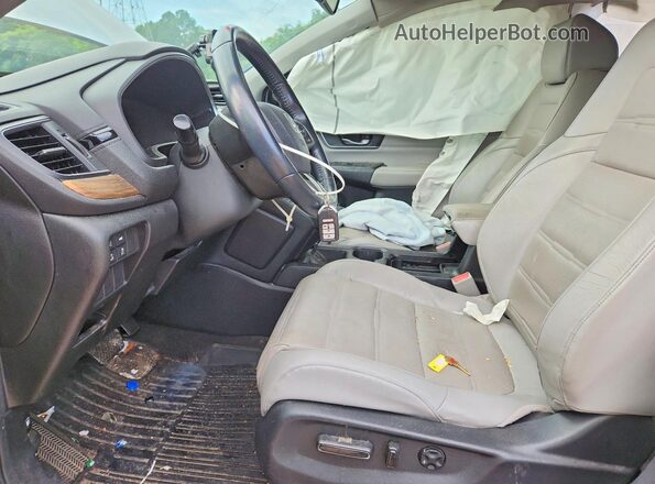 JHLRW2H86KX019757 2019 HONDA CR-V Silver Սալոնի դիմացի տեսք