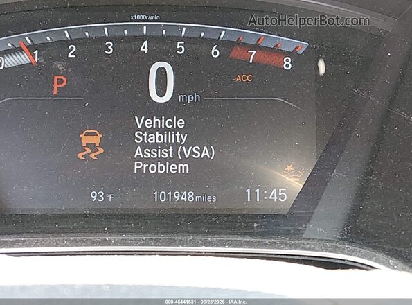 JHLRW2H88KX017850 2019 HONDA CR-V Серебряный 