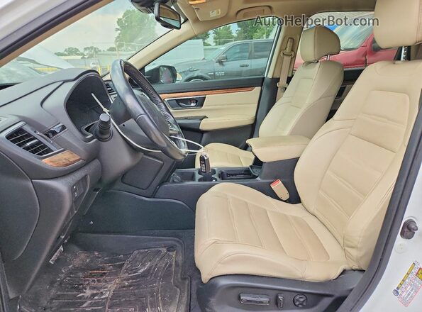 JHLRW2H90KX009900 2019 HONDA CR-V White Вид салону спереду