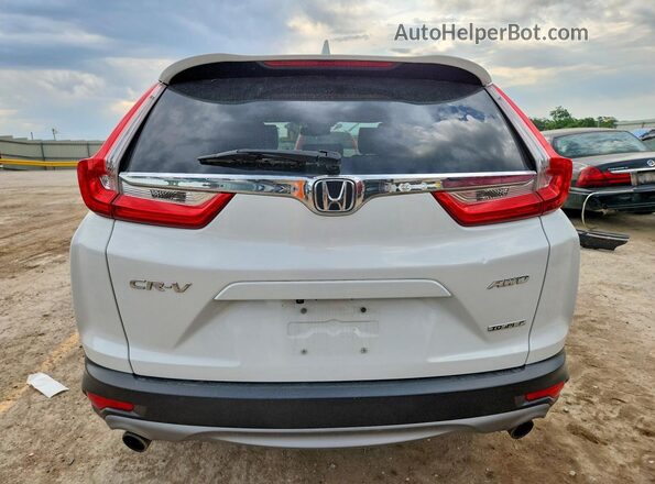 JHLRW2H90KX009900 2019 HONDA CR-V White Вид ззаду