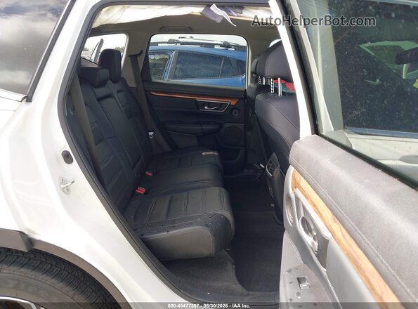 JHLRW2H96KX004104 2019 HONDA CR-V White VIN sticker view