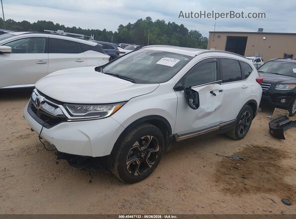 JHLRW2H99KX000094 2019 HONDA CR-V White Առջևի ձախ երեք քառորդ տեսարան