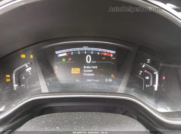 JHLRW2H99KX000094 2019 HONDA CR-V White Հետևի նստատեղերի տեսք