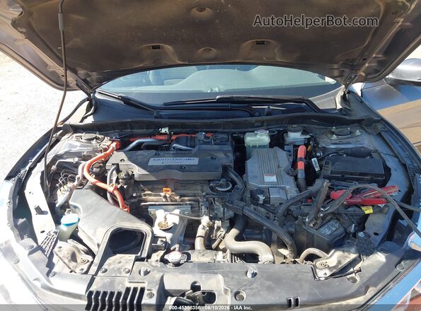 JHMCR6F32HC013395 2017 HONDA ACCORD HYBRID Gray 