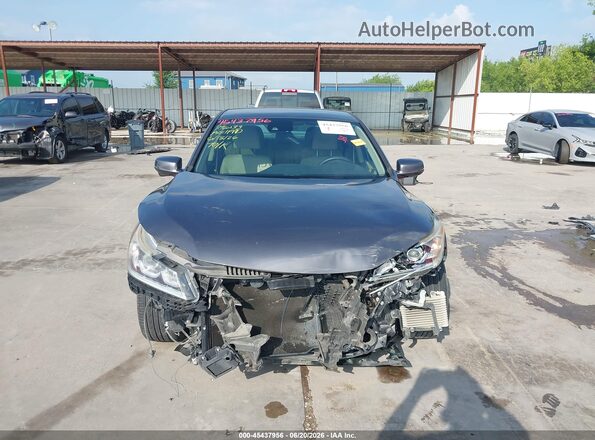 JHMCR6F35HC002536 2017 HONDA ACCORD Gray Սալոնի հետևի տեսք