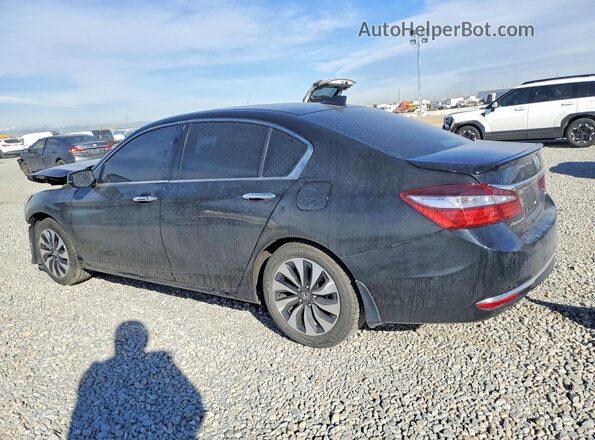 JHMCR6F37HC018382 2017 HONDA ACCORD Black Rear left