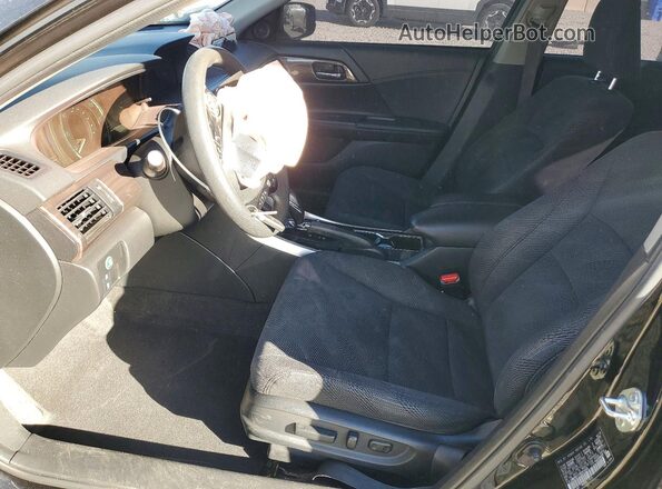 JHMCR6F37HC018382 2017 HONDA ACCORD Black Front interior view