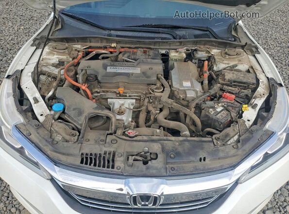 JHMCR6F38HC003681 2017 HONDA ACCORD White უკანა სალონის ხედი