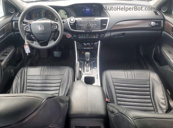 JHMCR6F38HC003681 2017 HONDA ACCORD White წინა პანელის ხედი