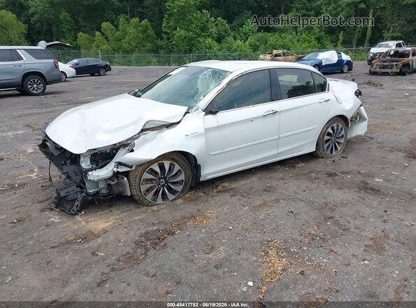 JHMCR6F38HC004491 2017 HONDA ACCORD White წინა მარცხენა ხედი სამი მეოთხედიდან