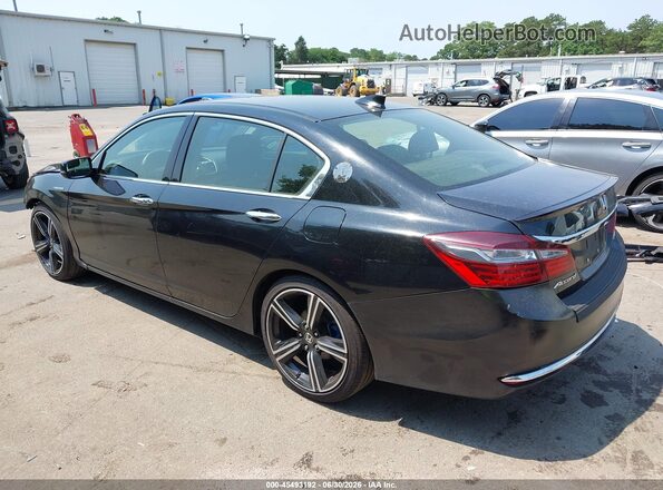 JHMCR6F3XHC011801 2017 HONDA ACCORD Black Rear left